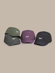 1pc Lightweight Quick-Dry Short Brim Baseball Cap, Breathable Mesh 5-Panel Unisex Outdoor Sports Hat For Men And Women,Summer,Beach,Holiday - Multicolor - View 2