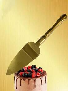 2件套婚礼蛋糕切割套装，包括不锈钢蛋糕刀和带亚克力水晶手柄的蛋糕铲，适用于婚礼、新娘送礼会、周年纪念、乔迁之喜、生日等各种场合。 - 查看 7