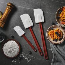 10"/14"/16" Silicone Spatula, Heat Resistant Silicone Scraper Spoon, Commercial Grade Silicone Spatula Suitable For Kitchen Cooking, Mixing, Frying, Spreading, Baking, Dishwasher - View 2