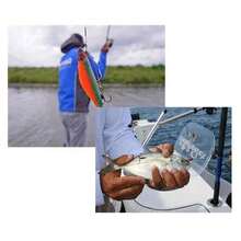 3pcs/Set Carbon Line Triple Hook Fishing Rig, European Pike Stinger Rig Specialized For Zander - C - View 3