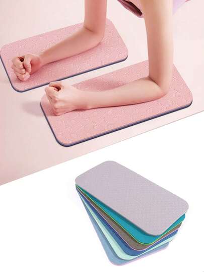 Professional Premium Yoga Knee Pad With Non-Slip Texture, High Density TPE Material, Extra Thick Soft Cushioning Elbow Support Pad For Women, Men, Seniors, Beginners, Athletes And Fitness Enthusiasts, Ergonomic Yoga Mat Extension For Joint Relief, Knee Protection, Plank Exercises, Pilates, Floor Stretching, Daily Training, Core Strength And Balance Training, Lightweight Portable Fitness Accessories & Exercise Equipment, Ideal For Home, Gym, Yoga Studio And Travel Essentials