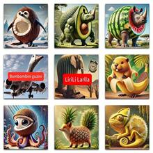 59pcs Italian Style Brain Teaser Stickers, TungTungTungTungTungTung Sahur Stickers, Funny, Creative, Abstract And Incomprehensible Stickers - 59pcs - View 4