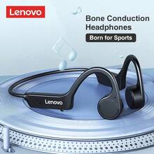 Lenovo 联想X4蓝牙耳机，骨传导防水运动耳机，带麦克风，HiFi立体声，耳挂式设计，类似AirPods耳塞，适用于骑行/跑步/工作/户外/徒步/旅行，原装联想无线耳机 - 查看 6