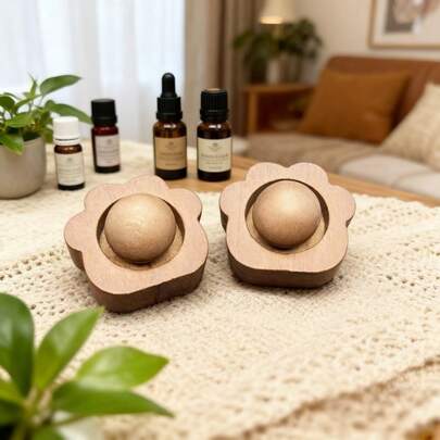 Elegant Walnut Wood Aroma Diffuser - Wooden Fragrance Diffuser - Wooden Essential Oil Diffuser - Suitable For Home And Car Aromatherapy Diffusion - Graceful Wooden Aroma Diffuser - Perfect Gift Choice