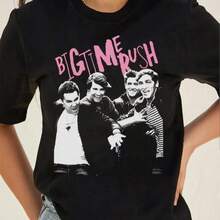 Carlos PenaVega T-Shirt, Carlos PenaVega Shirt, Big Time Rush Tour Shirt, Big Time Rush T-Shirt, Car - 黑色 - 查看 1