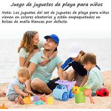 10 Piezas de Juguetes de Playa para niños, Juguetes de de Playa con Bolsa de Malla, Cubo de Playa y Pala para Que los niños jueguen en la Playa al Aire Libre - 10 piezas - Ver 7