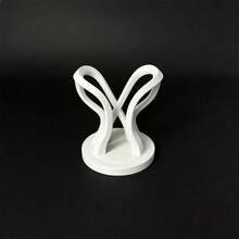 1pc Black Speaker Stand, Heavy-Duty Loudspeaker Base, Sturdy Black Base, Suitable For Bookshelf Speakers, Stable And Durable - White - View 2