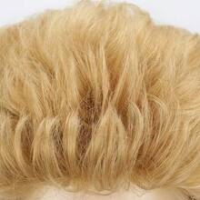 Wig Pendek Pirang Berduri 8" untuk Pria, Rambut Sintetis Tahan Panas, Gaya Rambut Bertekstur Alami untuk Pemakaian Sehari-hari, Cosplay & Pesta - MultiWarna - View 6
