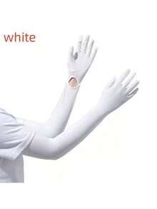 Summer Outdoor Cycling Ice Silk Breathable Thin UV Protection Arm Sleeves - Multicolor - View 6