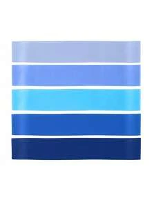 1pc/5pcs Multi-Color Elastic Resistance Bands, Yoga Stretch Bands, Fitness Workout Bands, Suitable For Yoga, Gym, Strength Training, Home Exercise - Multicolor - View 11