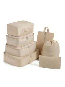 7/1 Set Portable Travel Organizer Bags - Easily Organize Your Clothes, Travel Organizer Pouch, Pocket, Beach Bag, Toiletry Bag, Travel Bag, Small Toiletry Bag, Handbag, Waterproof Bag, Travel Bag, Travel Suitcase, Women Handbag - View 14