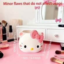 SANRIO 1 cái/2 cái   hoạt hình để bàn đựng bút, đồ lưu trữ trang trí để bàn, hộp đựng cọ trang điểm, thích hợp sử dụng hàng ngày, quà tặng hoàn hảo - Nhiều màu - Xem 10