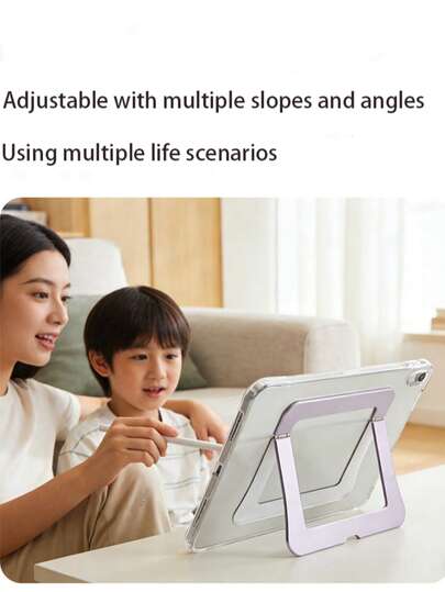 Suitable For 10 Generation Tablet Protective Case, Integrated Pivot Case,Metal Bracket Anti Bending And Anti Falling,2.5mm High Transparency Acrylic Backboard, A16 Case,Suitable For 11th Generation Protective Case,Compatible With Air11(M3), Air11(M2), Pro 11(M5)2025(11‑Inch), Case