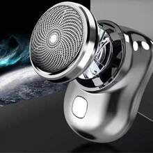 Portable Waterproof Mini Electric Shaver TYPE-C Pocket Beard Trimmer - 演講 - 查看 7