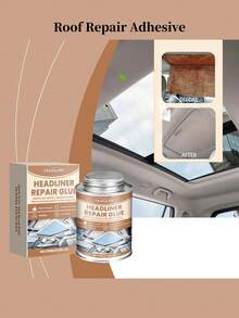 Forro flexible para techo, tela interior, adhesivo para reparación de cuero, reparación de techo de coche - Adhesivo para reparación de techos de 125 ml - Ver 2