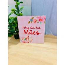 50 Mini Mother's Day Tags - 5x4.5cm - Burgundy - Ready To Ship - Mother's Day - View 1