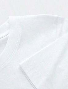 Women's Floral Style T-Shirt, Brazilian Summer Fashion, Stylish Round Neck, Brazuca Brazil Cup, Short Sleeve, Soft And Breathable Fabric, Ideal For Beach Looks, Casual Style And Summer - 白色 - 查看 5