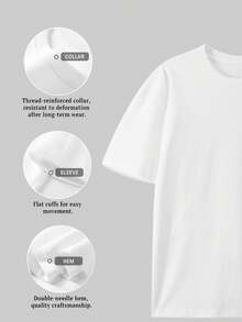 180 Pure Cotton T-Shirt Von Ditch Snake Graphic Print White Mens Street Style T-Shirt 2026 New Model T-Shirt Local Delivery Manfinity Hombre Graphic T Shirt Camisetas De Hombre Fashionable Short Sleeved Comfortable And Multi Functional Summer T-Shirt Top Street Wild And Fashionable Short Sleeved - 白色 - 查看 5