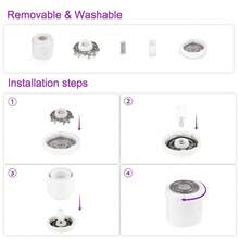 DEBARK 2026 Women's Double-Headed Bikini Trimmer, USB Charging Waterproof Painless Electric Razor, Perfect Four-In-One Body Hair Shaver! Enjoy A Silky Smooth Skin Experience! - 紅白色 - 查看 9