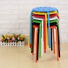 Stacking Chairs - Blue - View 3