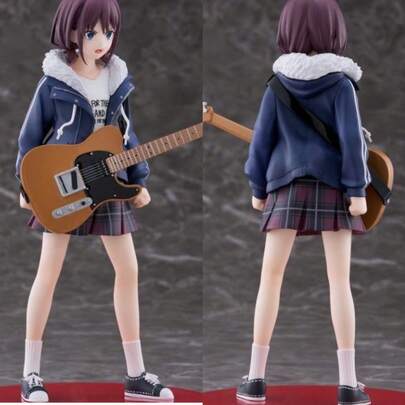 Crying Girls Band Figurine, Detailed Sculpting And Painting Of Nana Aoi, Subaru Ōzora, And Tomoe Kōzuki, Anime Girl Desktop Decor Gift