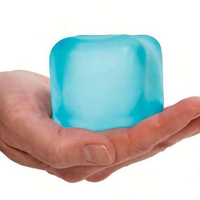 Cubo de apretón sensorial - El juguete de bola de apretón para alivio del estrés es un juguete de escritorio portátil que puede aliviar la ansiedad en cualquier momento, adecuado para el aula, al aire alivio del estrés en la oficina. ¡Es la opción perfecta para la decoración del escritorio, recompensas en el aula, regalos de fiesta y regalos festivos!