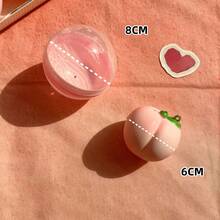 挤压桃子软萌玩具，创意慢回弹桃子挤压球玩具，仿真食物减压挤压玩具，小礼物 - 彩色 - 查看 5