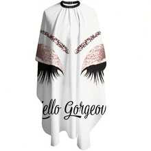 Stylish Creative Pattern Professional Hairdresser Apron, Beautiful Hairstyling Apparel - Multicolor - View 3