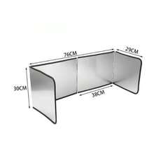 1 tấm chắn bắn dầu mỡ bằng thép không gỉ, tấm chắn bắn dầu mỡ gấp gọn dùng cho bếp nấu. - Viền đen dày - Xem 7