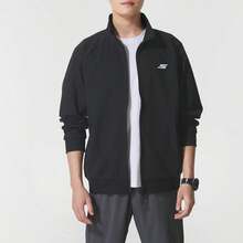 Skechers Soft Knit Jacket/Outerwear, Unisex Gym & Workout Wear P225U135 - Smoky Black - View 1