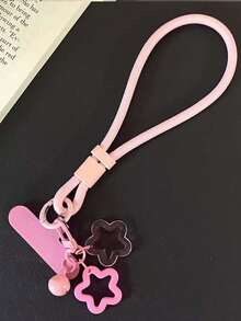 Premium Sleek Phone Wrist Lanyard With Metal Clip, Star Charm & Cute Bell, Stylish Durable Heavy-Duty Phone Wristlets For Women, Students & Office Ladies, Vibrant Colorful Aesthetic Braided Strap, Ergonomic Secure Hand Strap To Hold Cellphone & Electronic Devices , Universal Phone Tether System, Anti-Lost Anti-Drop & Anti-Theft Anti-Snatch Design To Prevent Loss & Robbery, Cute Phone Charms For Best Friend Gifts, Holiday Party, Summer Outfits, Backpack & Wallet Decor, Ideal For Daily - Multicolor - View 19
