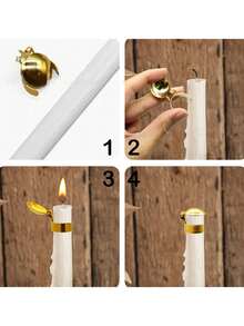 1 pieza Apagavelas automático, accesorio para extinguir la llama de la vela - A - Ver 9