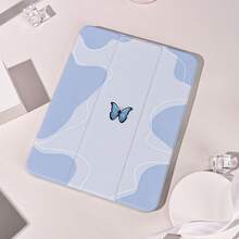 1个带笔槽的多角度磁吸支架保护套，支持自动休眠/唤醒功能，适用于Pro/Air/三星Galaxy A9/S9/S7/S10+/小米Pad 5/6/7等平板电脑。 - 彩色 - 查看 4