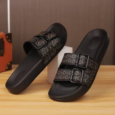 Men's Summer Slippers, New Fashion Comfortable Slip-On Sandals, Outdoor Beach Slides