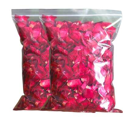 1pc 90g/120g/150g/180g/210g Artificial Decorative Flower Petals & Paper Confetti, Dried Plants, Rose Petals, Jasmine, Suitable For Handmade DIY Materials, Art Fragrance, Decoration, Applicable For Holiday Events, Various Decorative Dried Flowers