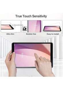 2pcs Tempered Glass Screen Protector, Compatible With Lenovo Tab P11/Tab M8/P12/M7/M9/M10/M11/Yoga Tab 11/K10/ Pad 2/Tab M10 Plus Tablet Series. This Protective Film Is Easy To Install, High-Definition And Transparent, Bubble-Free, And Scratch-Resistant. - Clear - View 6