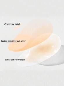 1 Pair Seamless Self-Adhesive Anti-Friction Washable Nipple Covers, Suitable For Swimwear, Clothing Coverage, Camisoles, Beach, Spa, Travel, Vacation, Water Parks, Swimming Pools, Camisoles, Daily Wear, Bathing - Thin style - View 6