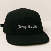FIVE PANEL ALL BACK ORIGINAL CAP - giọt đen - Xem 1