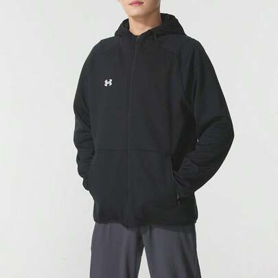 Under Armour Men's Jacket, Comfortable Soft Outdoor Hiking Fitness Training Commuting Travel Casual Sports Windbreaker 25600403-001