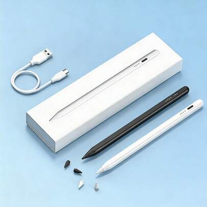 2018-2026 Stylus Pen With Palm Rejection, 10th Gen Pad Pencil Compatible With Apple 6/7/8/9/10/A16 Fast Charging Capacitive Pen, Pro 11"/12.9"/13"/M4, Mini 5/6, Air 3/4/5/M2/M3