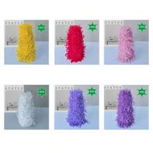 New Style Three Pieces Paper Fancy Yarn, Large Paper Butterfly Yarn, DIY Hand-Mixed Yarn, For Clothes, Hats, Scarves, One Skein - Multicolor - View 8