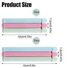 Sealing Clips, Food Preservation Clips, Tea, Milk Powder, Kitchen Food Bag Clips, Plastic Food Clips, Wedding Party Gift Bags - Multicolor - View 3