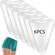 1/6/12/24片装骆驼色遮瑕趾套，可重复使用，女性专用平滑垫，无缝垫，内裤防护垫，适用于紧身裤、泳衣和瑜伽裤 - 查看 7