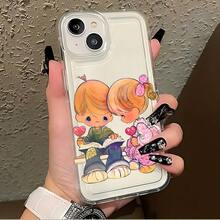 New Model Debut, 1pc Phone Case: Cartoon Precious Moments Phone Case, Suitable For IPhone 17 16e 16 15 14 13 12 11 Pro Max Mini Air XR XS X 7 8 Plus, Soft TPU Back Cover - Màu hỗn hợp 1 - Xem 2