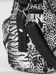 Popular Women's Bag, European And American Style, Large-Capacity Shoulder Bag, Handbag, And Crossbody Bag. - Black - View 6