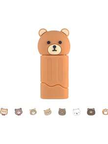 1pc Graffiti DIY Animal Stamp, Various Animal And Weather Designs, Fashionable Silicone Stamp, Suitable For Diary, Greeting Cards, Unique Gift For Friends - Multicolor - View 9