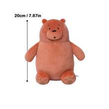 WE BARE BEAR Muñeca de peluche de oso desnudo clásico, muñeco de peluche suave y lindo, decoración del hogar, regalo de cumpleaños, fiesta sorpresa, Halloween, decoración de carnaval - Multicolor - Ver 11