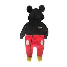 Disney Lightweight Cotton Romper With Hat For Baby - 黑色 - 查看 2