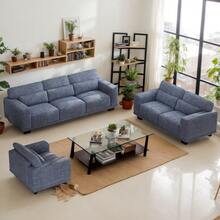 Dreamsmith 40-89in Multi Seater Sofa Couch Sleeper Sofa Bed, Convertible Futon Sofa Bed Couch Bed Sofa Cama, Modern Comfy Lounge Chair With Deep Seats Wide Armrests Thick Cushion, Removable Washable Covers, Murphy Bed Alternative Living Room Furniture For Home Bedroom,Blue - Màu xanh hải quân - Xem 1