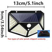 Solar Powered Outdoor Lights With Motion Sensor, 3 Head Security Lights, Solar Powered, 74/100 LED/Mini Floodlight With Motion Activated Spotlight, Suitable For Garage, Patio Entrance, Porch, IP65 Waterproof, Garden Home Decor - Solar Wall Lamp - View 10